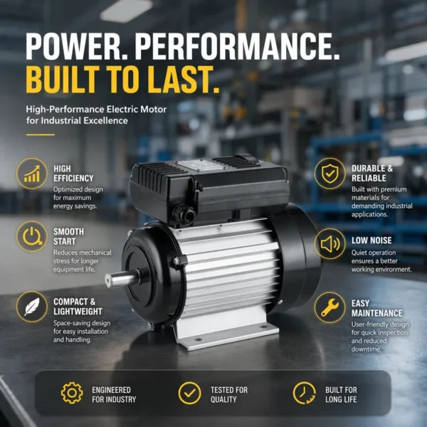 Three Phase Induction Motor, Y2, 1.5kw, IEC, 50Hz - view 2