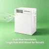 Through-wall Air Ventilation Unit, ERV, ABS Plastic, FF100PRO