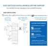Through-wall Air Ventilation Unit, ERV, ABS Plastic, FF100PRO - view 6