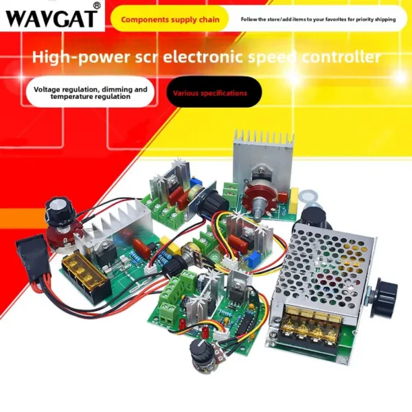 Thyristor Speed Controller, WAVGAT, 2000W/4000W, 220V - view 2
