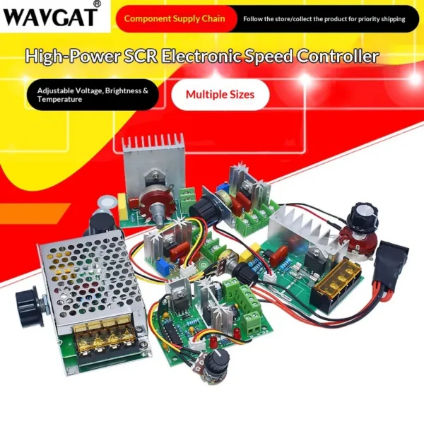 Thyristor Speed Controller, WAVGAT, 2000W/4000W, 220V - view 5