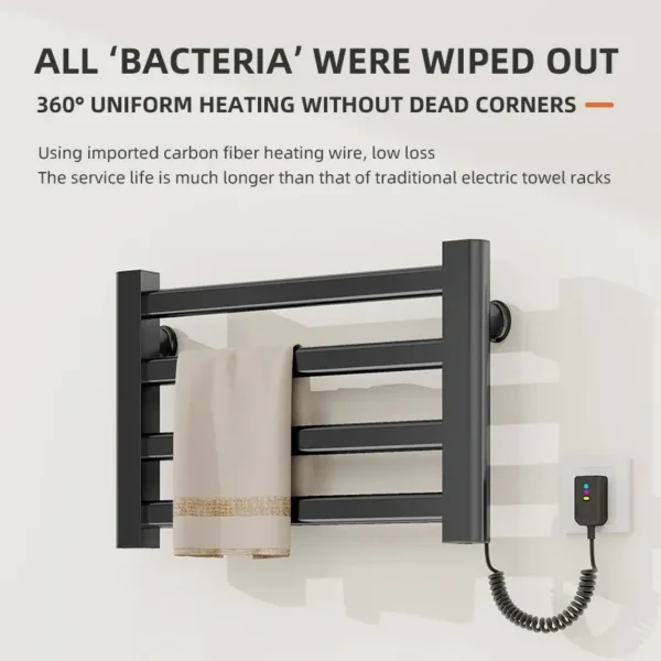 Timer Towel Warmer, Aluminum, Aluminum Alloy, R155 - view 6