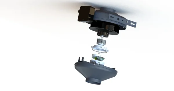Toilet Exhaust Inline Fan, 220V-240V, 133 w - view 6