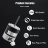 Torque Hvac Brushless Motor, 1/5HP, 1/2HP, 400-1800RPM, ECM - view 3