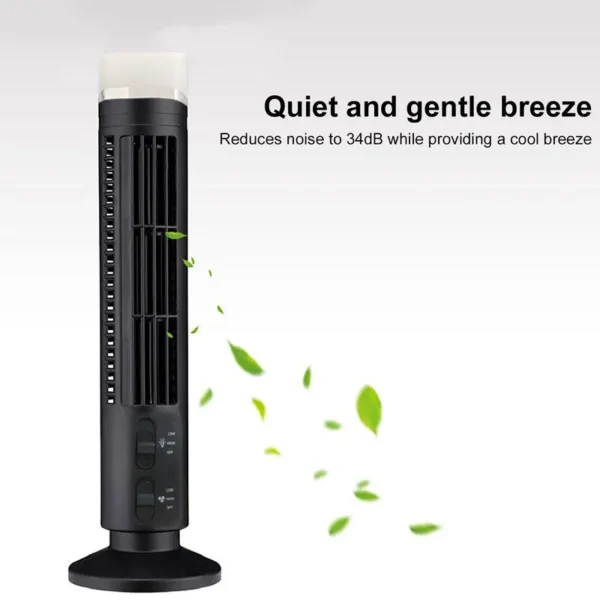 Tower Fan, 60W, Portable, Plastic - view 4
