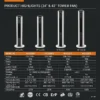 Tower Fan, KFT2207D, 12H, ETL - view 3