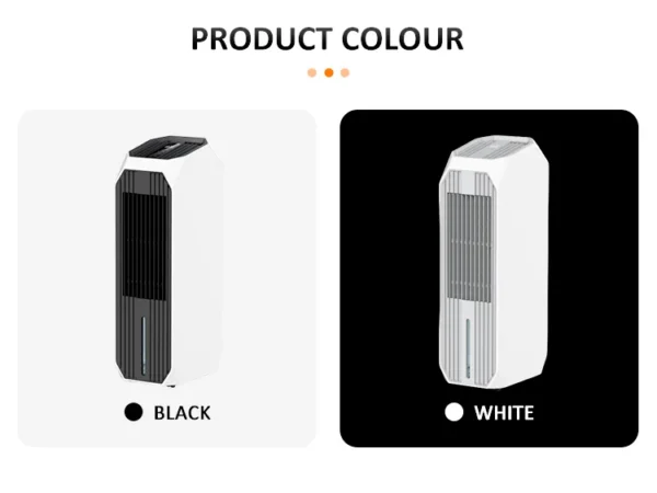 Tower Fan, LED, 7L, Portable - view 4