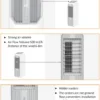 Tower Fan, LED, 7L, Portable - view 5