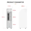 Tower Fan, LED, 7L, Portable - view 6