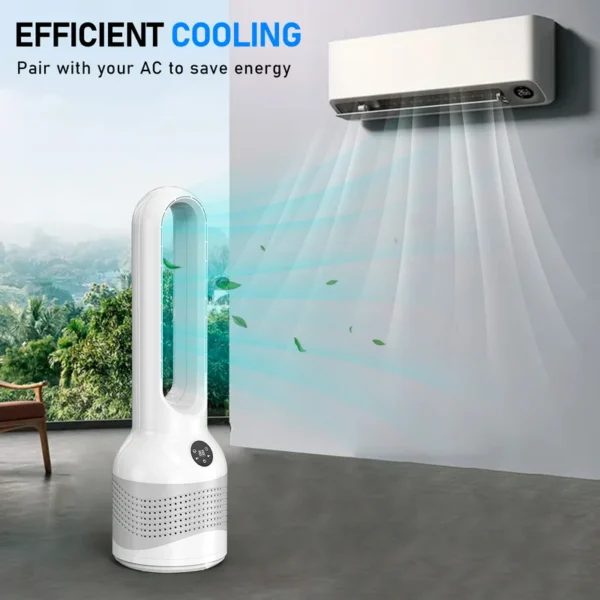 Tower, HEPA, 30W(0.04hp), Plastic - view 3