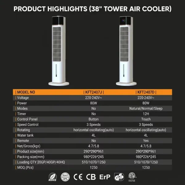 Tower, KFT2407D, 7L - view 3