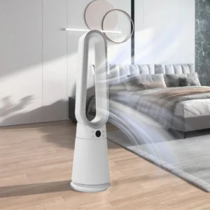 Tower Pedestal Fans, Brushless, 35W(0.05hp), Plastic