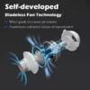 Tower Pedestal Fans, Brushless, 35W(0.05hp), Plastic - view 4