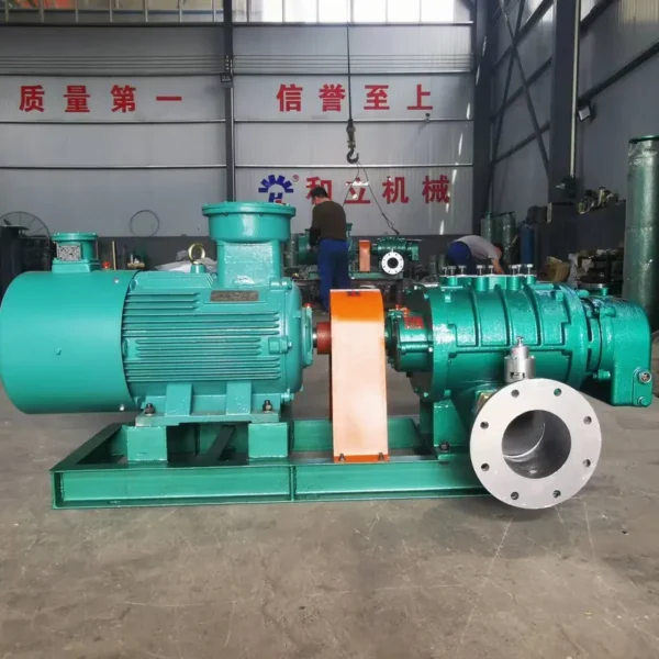 Tri-lobe Roots Vacuum Pump, Cast, 220 V, Electric Blower - view 3