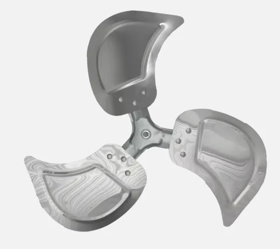 Triangular Aluminum Fan, Aluminum Alloy