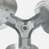 Triangular Aluminum Fan, Aluminum Alloy - view 3