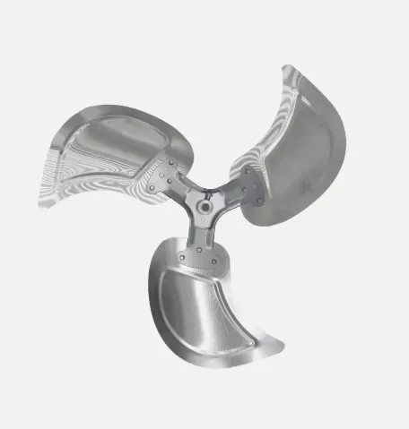 Triangular Aluminum Fan, Aluminum Alloy - view 4