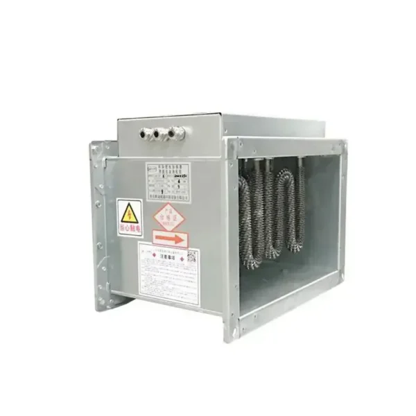 Tubular Rectangular Duct Heater, BRIGHT, 220 V