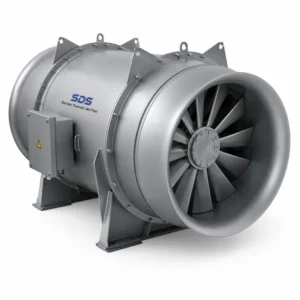 Tunnel Jet Axial Fan, SDS, 380, Carbon Steel