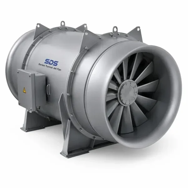 Tunnel Jet Axial Fan, SDS, 380, Carbon Steel