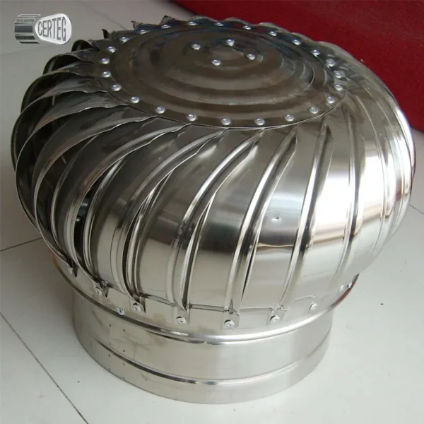 Turbine Roof Air Extractor, Stainless, Steel, 400mm, 500mm - view 2