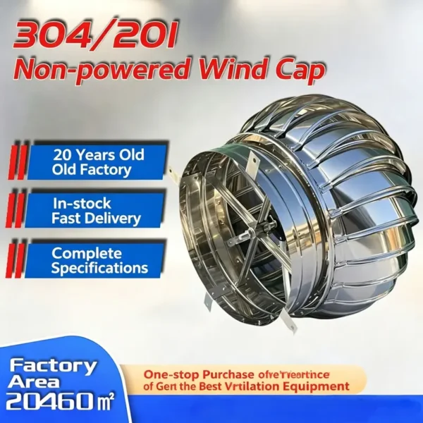 Turbo Adjustable Air Extractor, 500mm, Roof - view 2