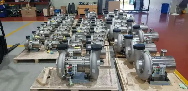 Turbo Blower, 380V, 50Hz, Centrifugal, Aluminum - view 2