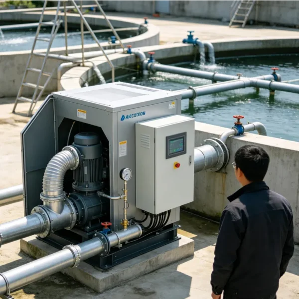 Turbo Blower, 380V, Centrifugal, Cast - view 2