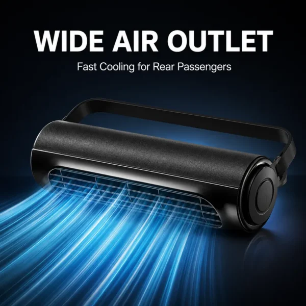 Turbo Car Seat Fan, 3-speed, USB - view 2