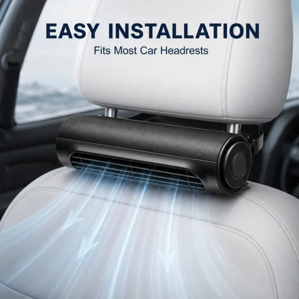 Turbo Car Seat Fan, 3-speed, USB - view 6