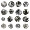 Turbocharger Vortex Impeller, TURBO, 5330111-SP, Aluminum, CNC - view 2
