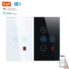 Tuya Wifi Five-speed Fan, APP, AC100V-240V 50, Tempered Glass