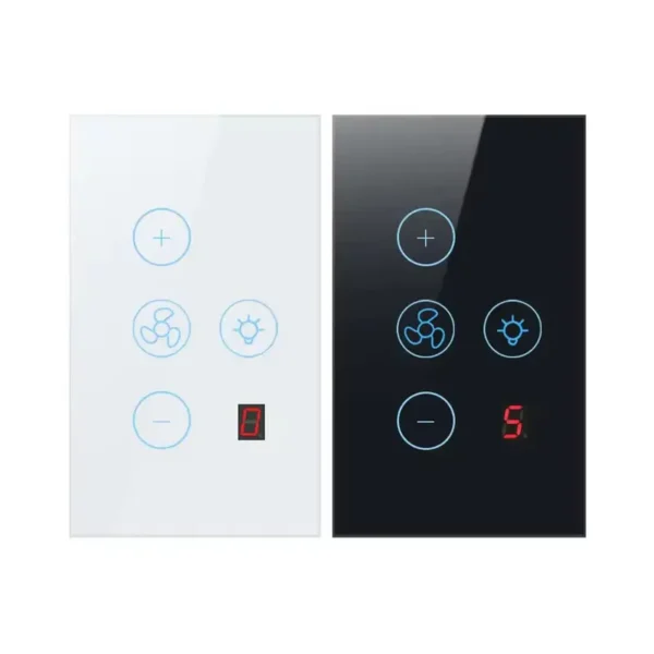 Tuya Wifi Five-speed Fan, APP, AC100V-240V 50, Tempered Glass - view 4