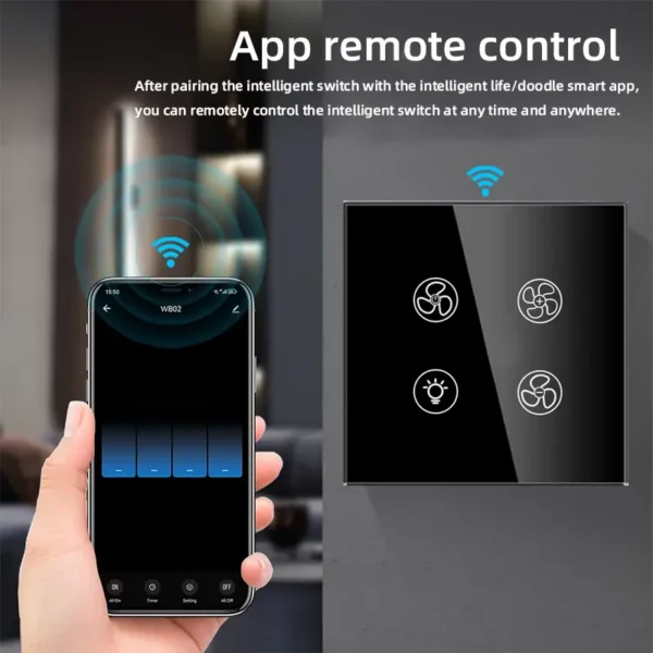 Tuya Wifi Smart Fan, UBARO, 86mm