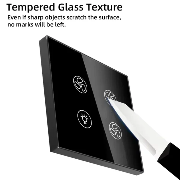Tuya Wifi Smart Fan, UBARO, 86mm - view 3