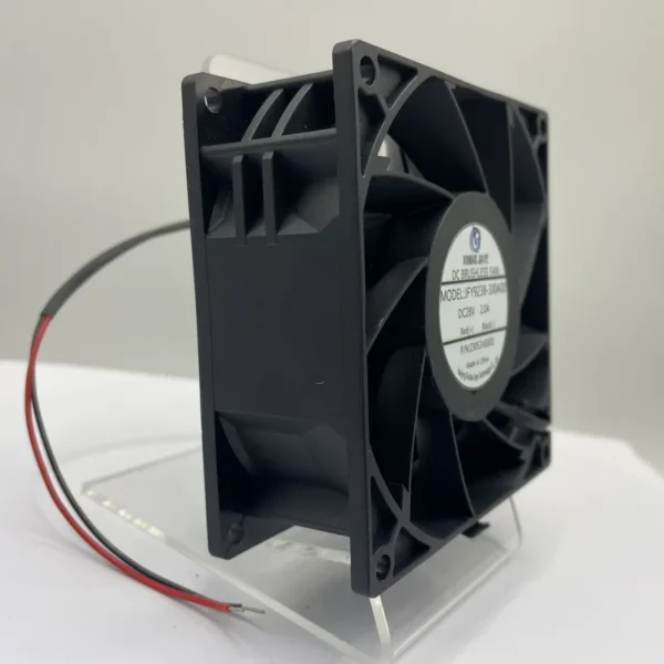 Two Ball Bearing, 92x92x38mm, Axial, 12V/24V/28V, PBT - view 3