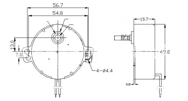 Tyc-50 Low Speed Fan, BRINGSMART, 5V, 6V, 9V - view 6