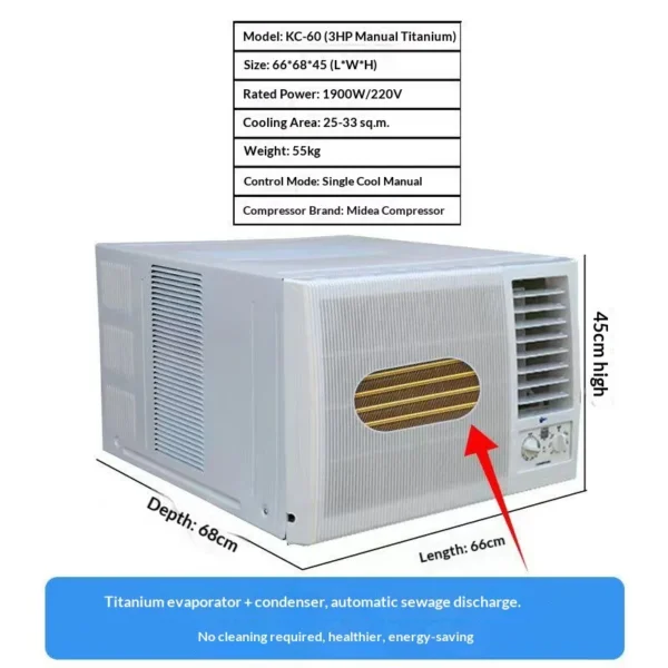 Type Air Conditioner, 3P, Portable - view 6