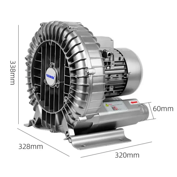 Type Air Ring Blower, 1.1kw, 220 V, Electric Blower - view 2