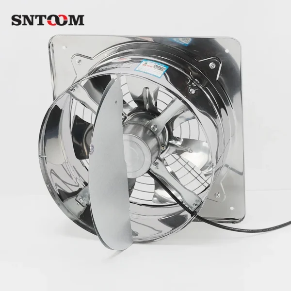 Type Axial Air Extractor, Stainless, Steel, Wall - view 3