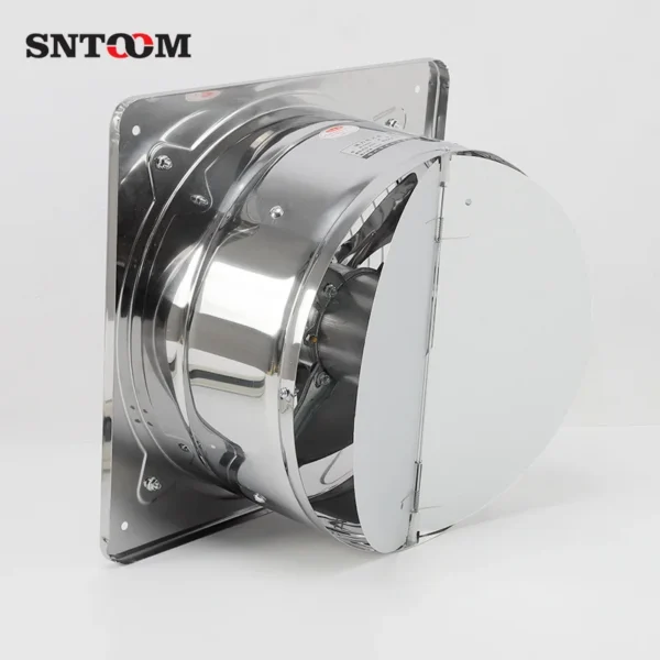 Type Axial Air Extractor, Stainless, Steel, Wall - view 4