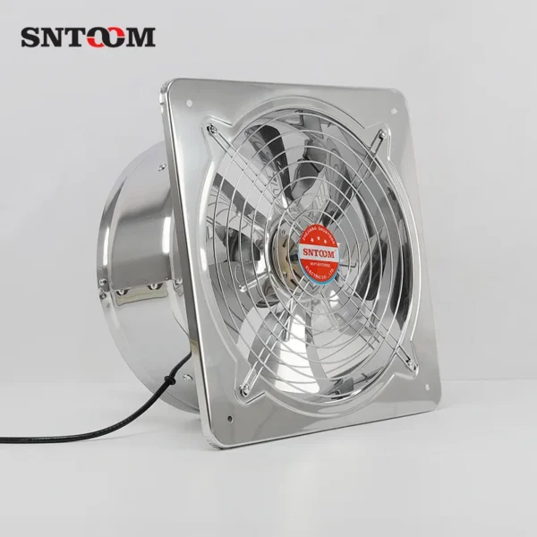 Type Axial Air Extractor, Stainless, Steel, Wall - view 5