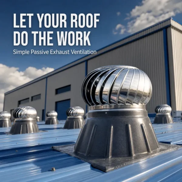 Type Roof Exhaust Fan, Electric, Stainless Steel - view 2