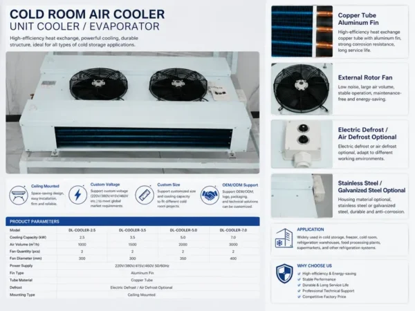 Unit Cooler, 380 V, Electric - view 2