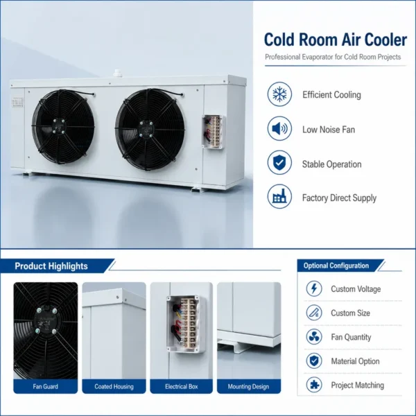 Unit Cooler, Ceiling, 220V, 380V - view 2