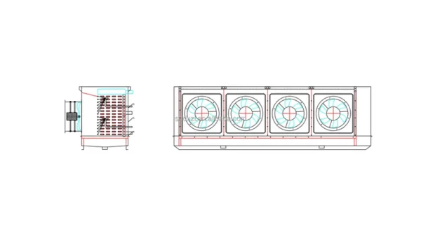 Unit Cooler, Ceiling, 330V, Electric - view 5