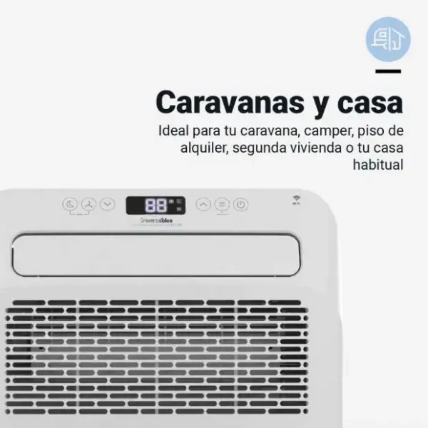 UNIVERSALBLUE 5012W Portable Window Air Conditioner, Made in Spain - view 4