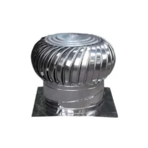 Unpowered Roof Axial Fan, Wall, Battery, Stainless Steel