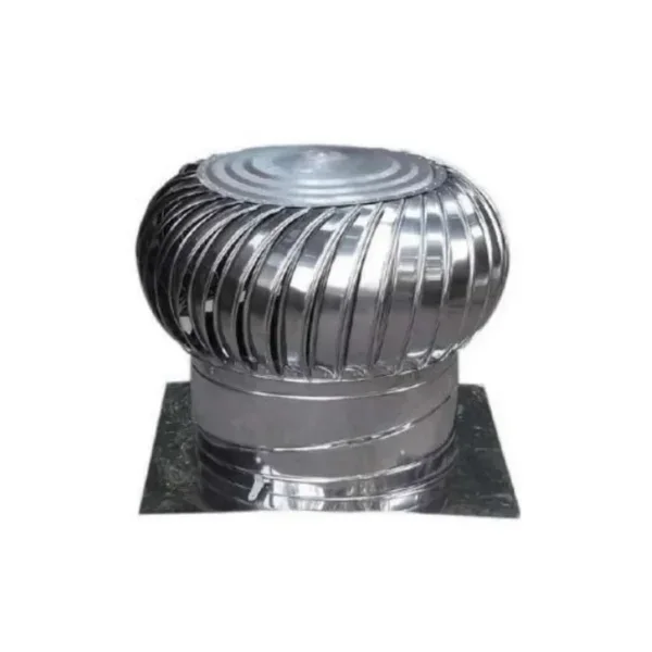 Unpowered Roof Axial Fan, Wall, Battery, Stainless Steel