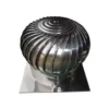 Unpowered Roof Axial Fan, Wall, Battery, Stainless Steel - view 2